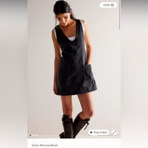 Free People Denim High Roller Dress